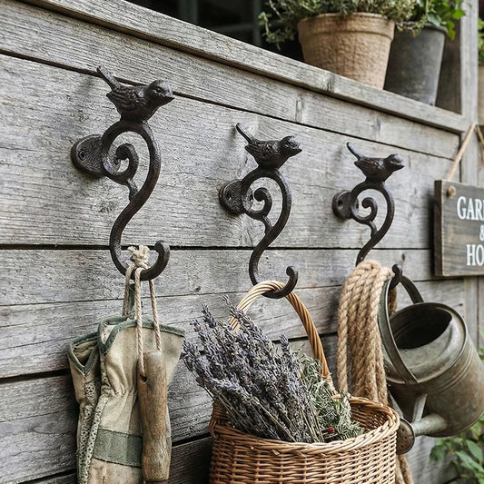 Cast Iron Bird Hook